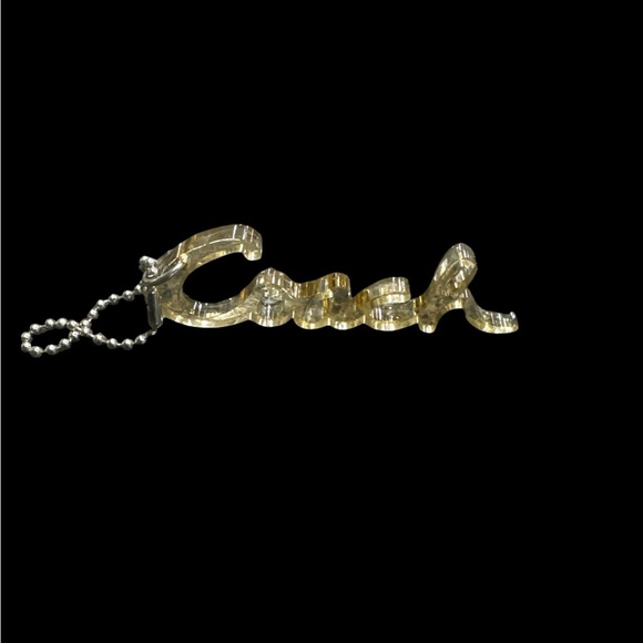 Coach Gold Logo bag charms - Picture 2 of 2